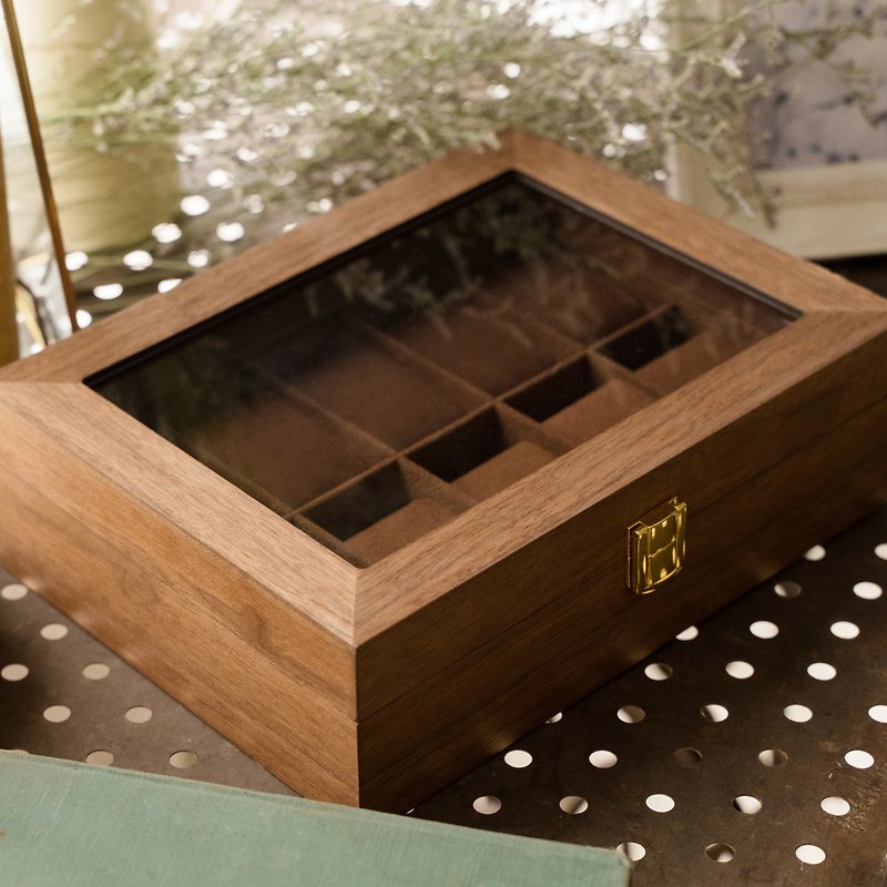 Original wood grain watch collection box [10 pieces] / maple sugar Brown solid wood - Other - Wood 