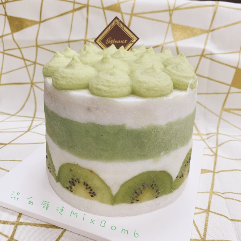 Five-inch Kiwi Fruit Two-Color Cake*Contact the store before placing an order - Dry/Canned/Fresh Food - Fresh Ingredients 