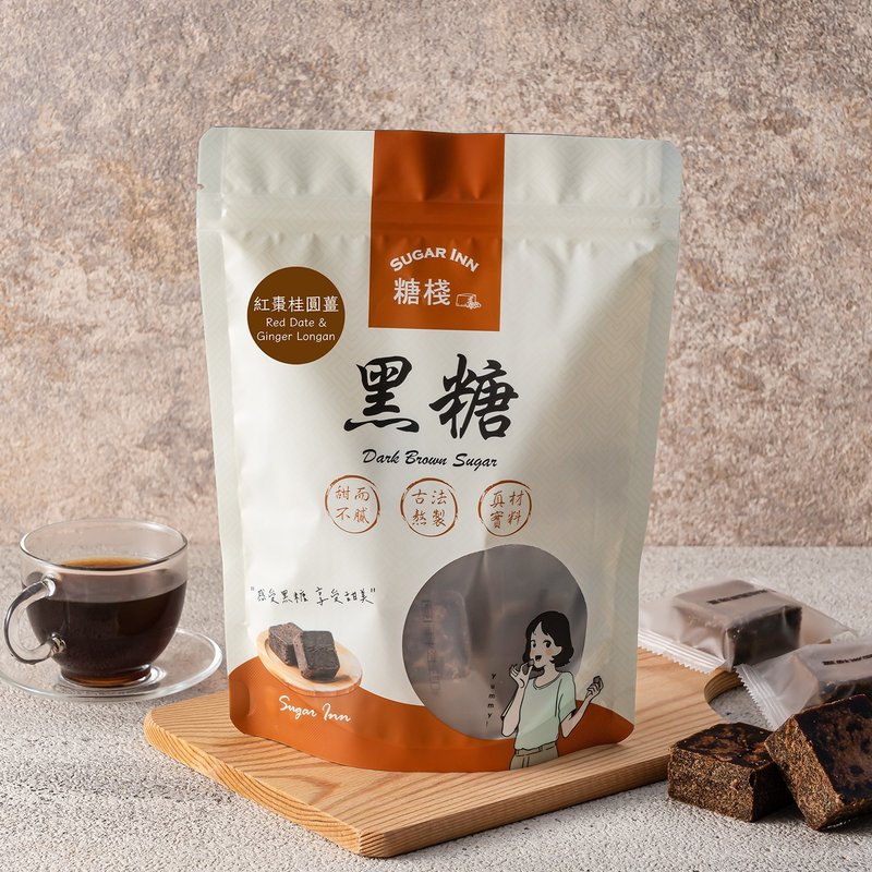 【糖棧】 黑糖紅棗桂圓薑 - 蜂蜜/黑糖 - 新鮮食材 咖啡色