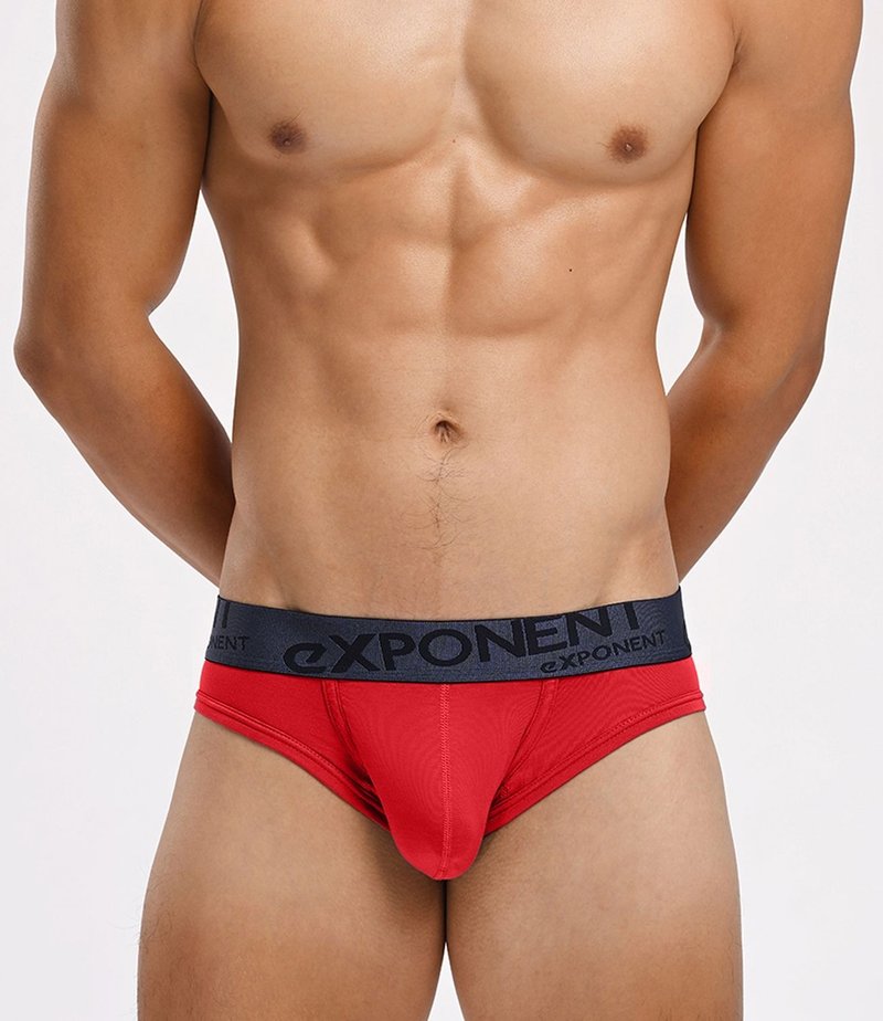 (6color)eMBRACE 2.0 - 50 Lenzing Extreme Comfort Modal Brief-Red - Men's Underwear - Nylon Red