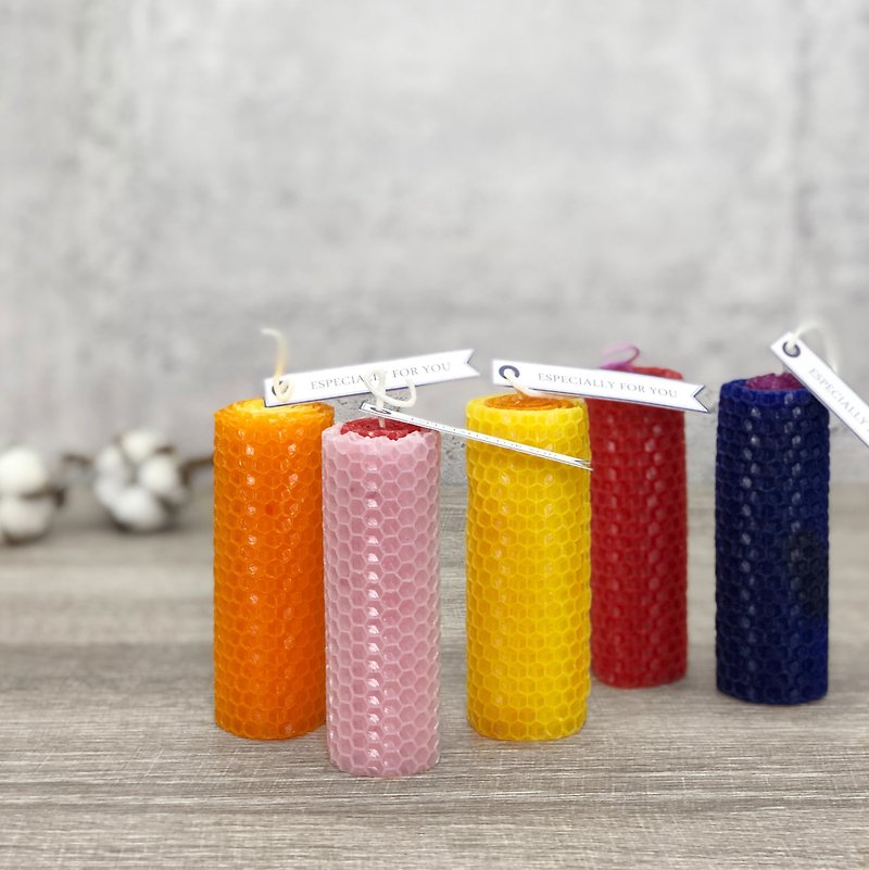 Essential oil bee candle roll - Fragrances - Wax Multicolor