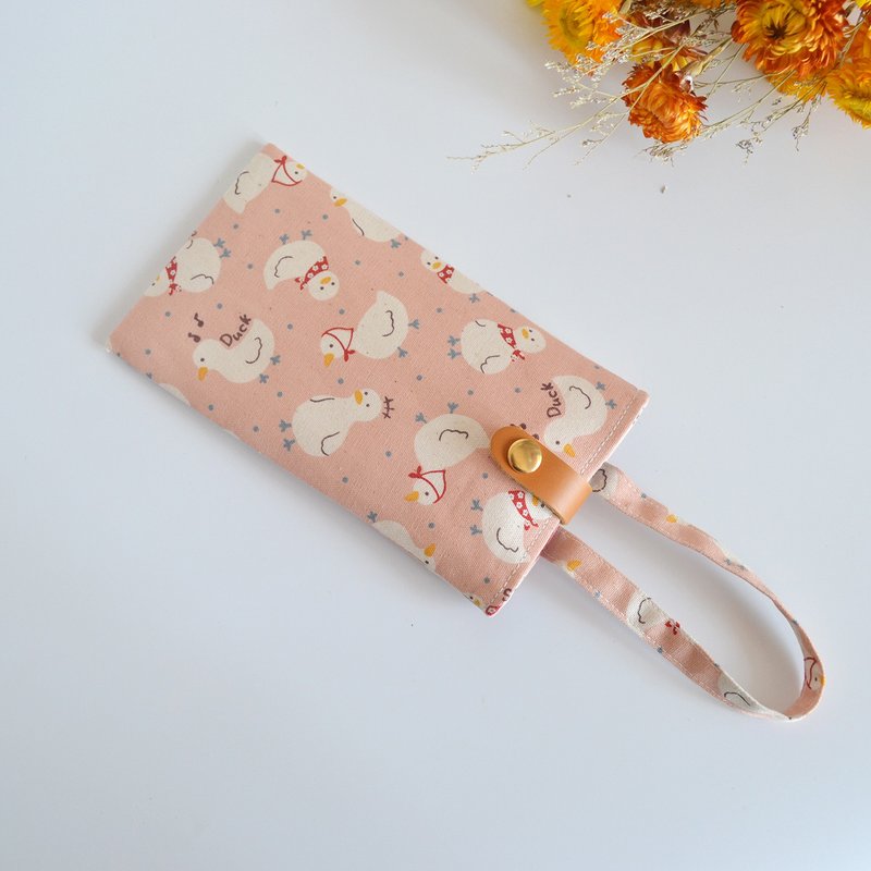 Mobile phone bag/ mobile phone bag/ small bag/ storage bag/ duckling - Handbags & Totes - Cotton & Hemp 