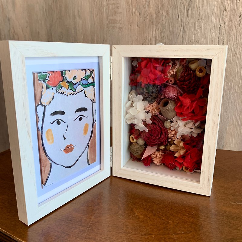 MAHU 4X6 Full Version Dry Flower Frame - Picture Frames - Wood Multicolor
