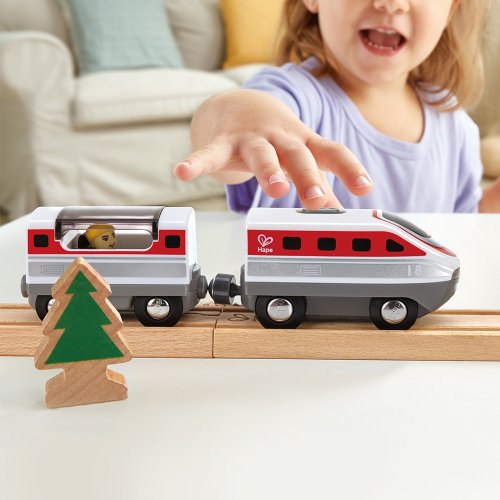 德國Hape 【禮物】德國Hape 高速鐵路車廂組