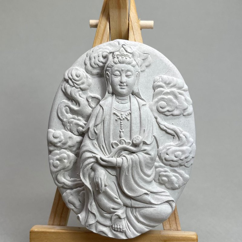 清水模軟裝設計 佛像擺飾(七) 香氛擺件 水泥軟裝 附木架 - 擺飾/家飾品 - 水泥 灰色