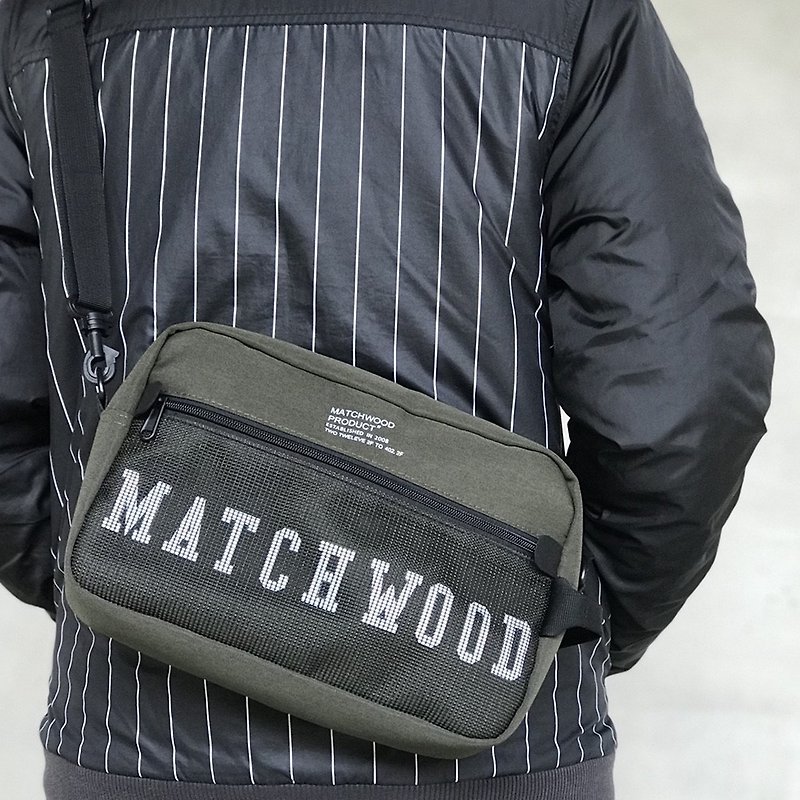 Matchwood Summit Waterproof Portable Bag - Messenger Bags & Sling Bags - Waterproof Material Black