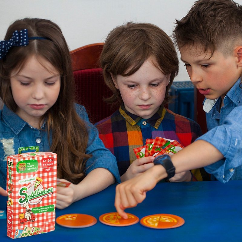 The Brainy Band - 披薩家 - 俄羅斯兒童桌遊 -- 聖誕新年禮物 - 寶寶/兒童玩具/玩偶 - 紙 紅色