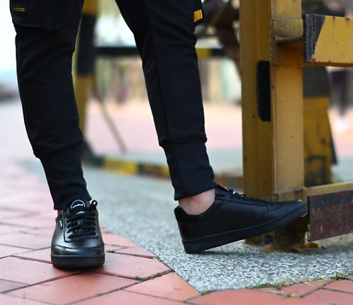 PUHU 彪琥 - 有型又好行的第一首選 MIT【PACE休閒鞋-男款黑】潮鞋 工作鞋 透氣舒適 簡約經典