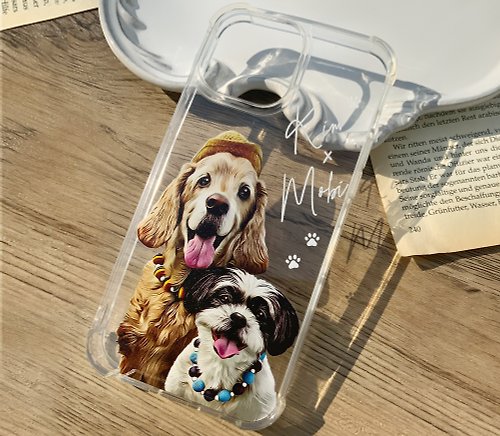 casemaker.hk |客製|寵物透明殼|Iphone殼|半身款|一寵物以上