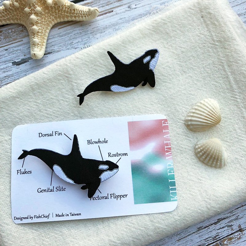 Killer whale pin - Badges & Pins - Thread 