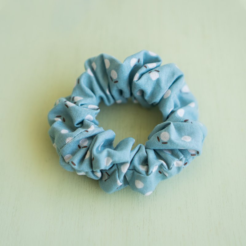 女生的盛夏禮物 大腸圈  蘇打氣泡 - 髮夾/髮圈 - 棉．麻 多色