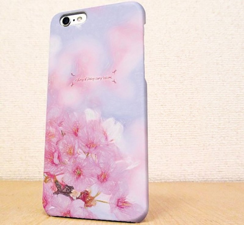 Free shipping ☆ Sakura dance! Smartphone case - Phone Cases - Plastic Pink