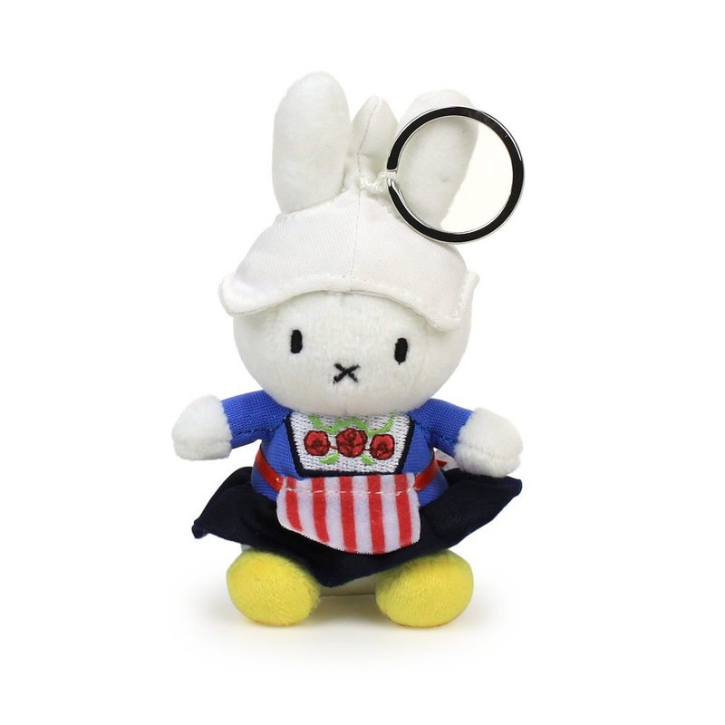 Bon Ton Toys | Miffy Keychain Farmer's Wife - 10cm - Keychains - Other Materials Blue