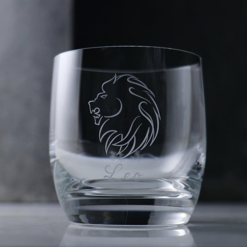 395cc 上海【Lucaris水晶】獅子威士忌酒杯 - 酒杯/酒器 - 玻璃 透明
