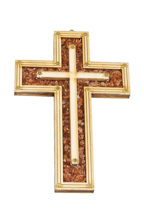 Holy Land blessing 來自聖地的祝福 十字架手工壁掛飾 2073040-6