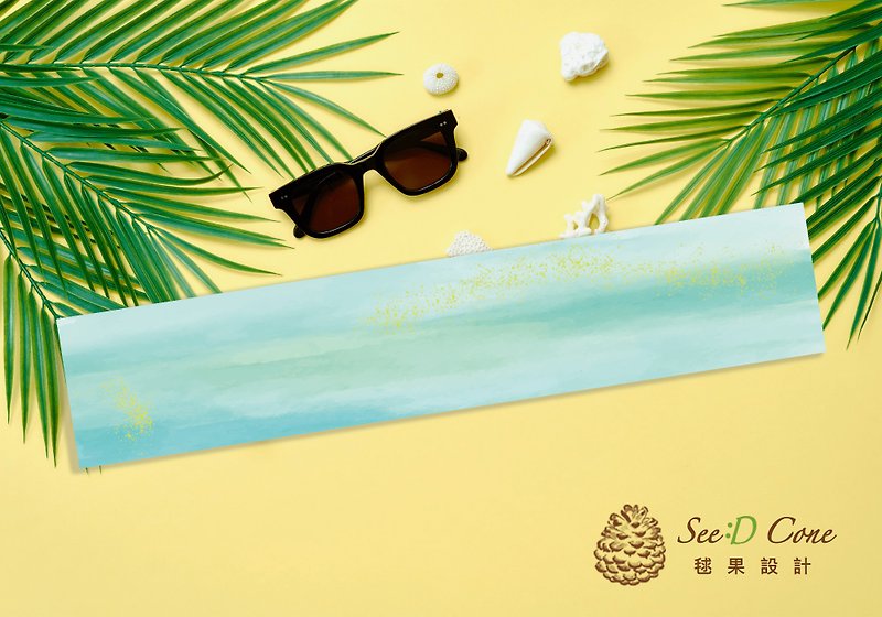 Original Design Cooling Towel -  Turquoise Summer by Seed Cone - ผ้าขนหนู - วัสดุอื่นๆ หลากหลายสี