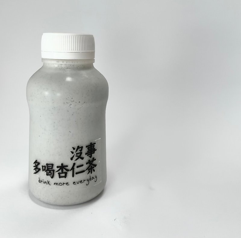 Pure handmade vegetable milk sesame tofu/almond tea with whole ingredients【slightly sugar: 300ML / 1L】 - อาหารเสริมและผลิตภัณฑ์สุขภาพ - อาหารสด สีเงิน