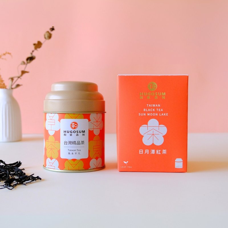 【台灣日月潭紅茶】品味經典系列-臺灣山茶紅寶石紅茶30G - 茶葉/茶包/水果茶 - 紙 橘色