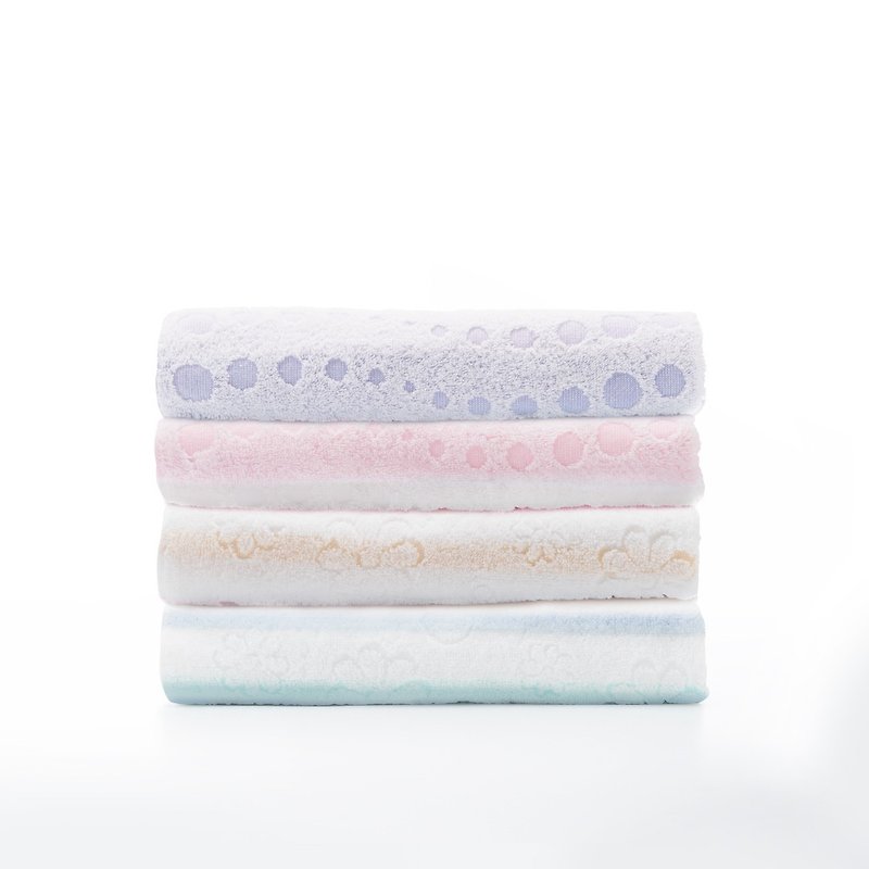 [Japanese peach snow] Imabari floret wool/bath towel - 2 colors in total - Towels - Cotton & Hemp 