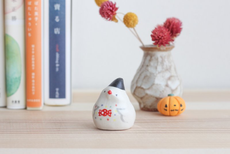 【HALLOWEEN BIRD】the Candy - ของวางตกแต่ง - ดินเผา สีดำ