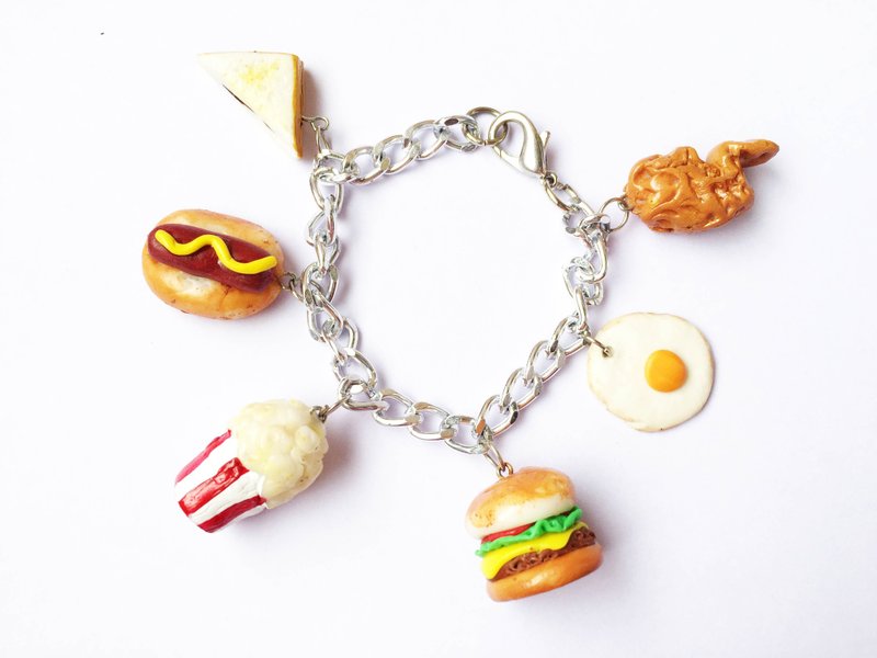 Bracelet set includes 3 - 手鍊/手環 - 黏土 多色