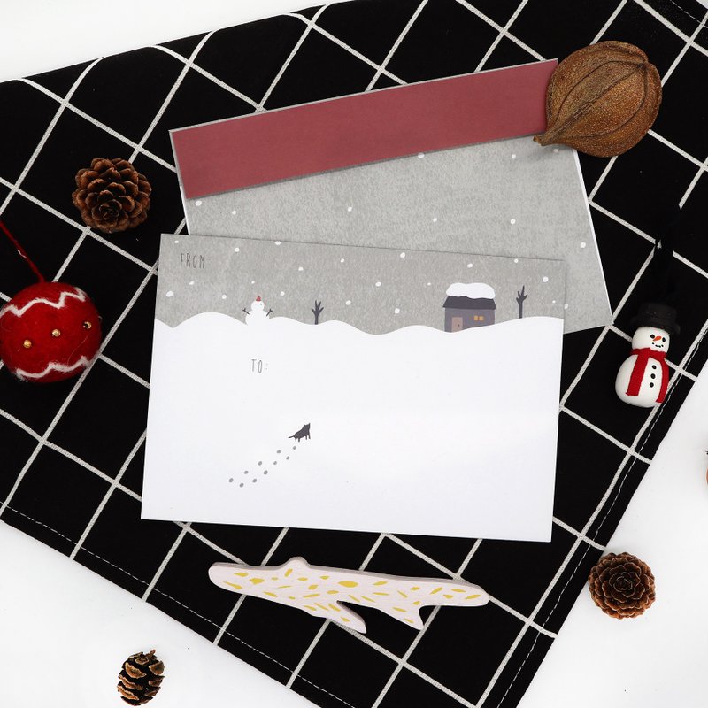 寧靜冬日-信封6入 - 信封/信紙 - 紙 多色