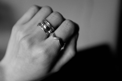 シルバー製セットリング　ヴィンテージリング VINTAGE】TIFFANY&Co. ティファニー シルバー X リンク リング
