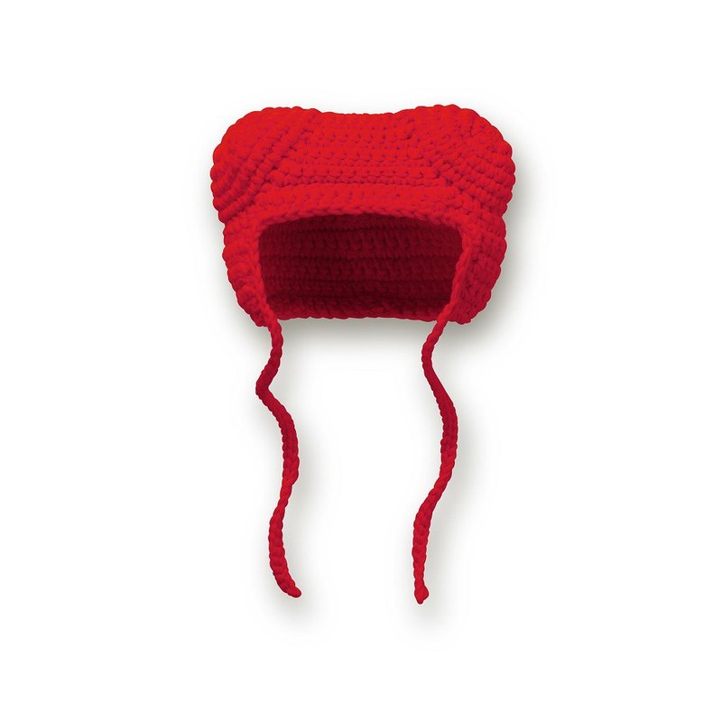 Just Dutch | Red hat handmade for boris - ตุ๊กตา - ผ้าฝ้าย/ผ้าลินิน สีแดง