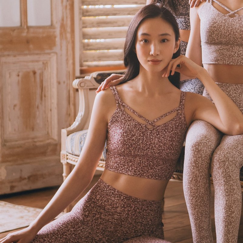 【MACACA】 :)快樂3D bra - AIA0303 絳紫 - 運動內衣 - 尼龍 紫色