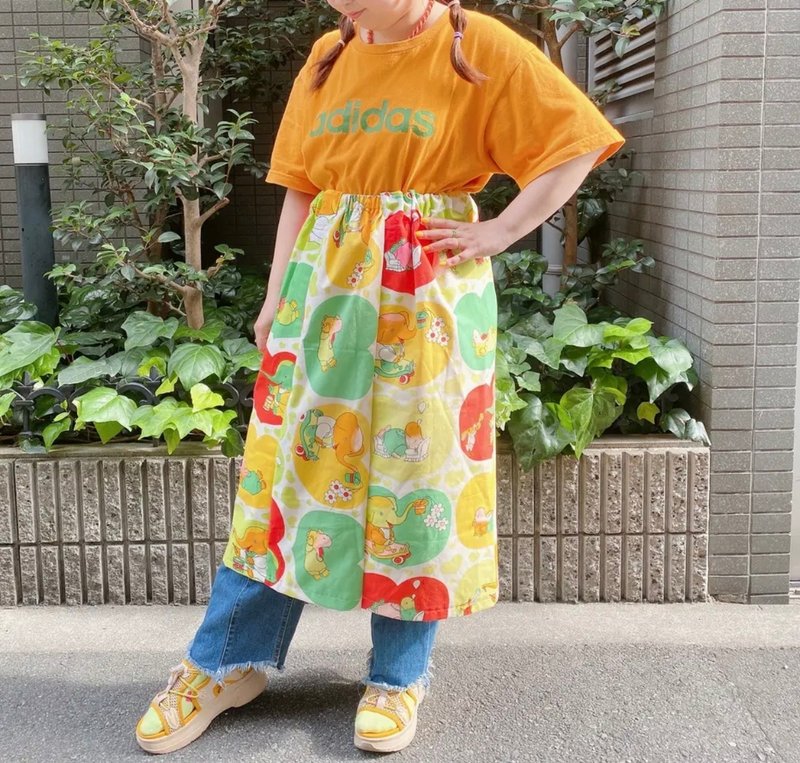 ヴィンテージスカート - 裙子/長裙 - 棉．麻 