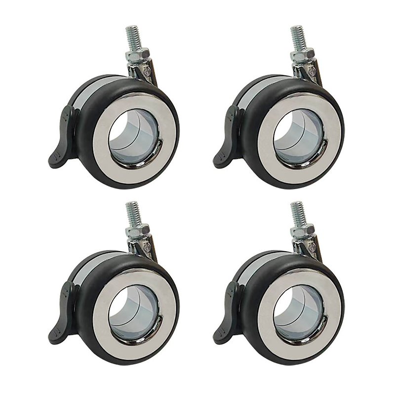 STANDLY - Anti-scratch and silent - Zinc alloy brake pulley - Textured Silver - Parts, Bulk Supplies & Tools - Other Materials Silver