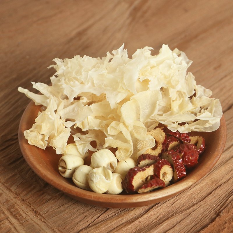 A bowl of lotus seed soup - Grains & Rice - Fresh Ingredients White