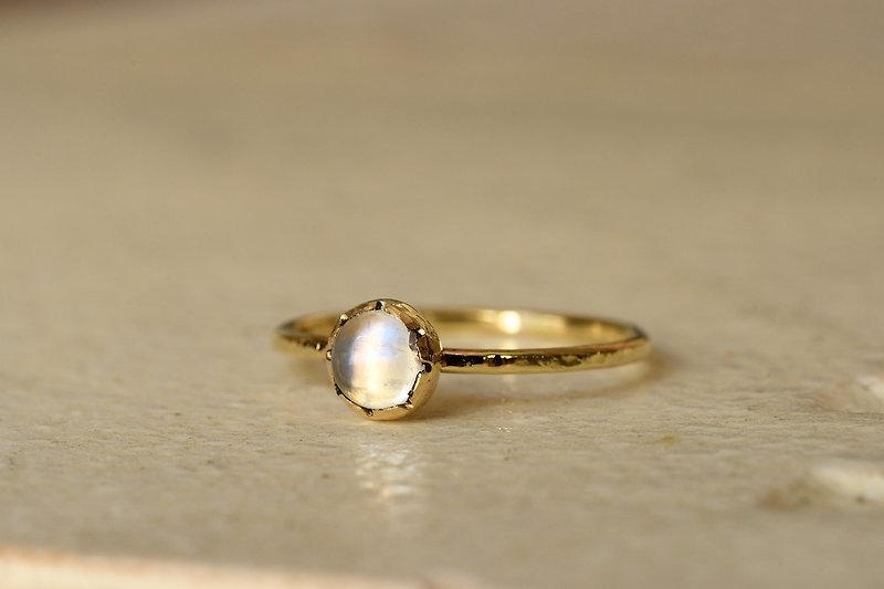 A small story Blue Moonstone - General Rings - Other Metals Gold