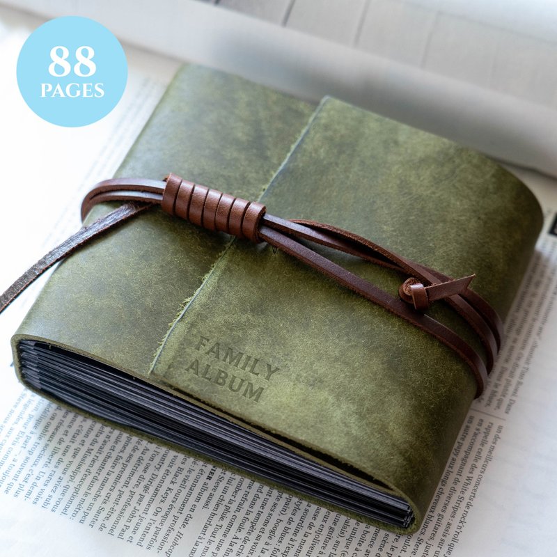 【Customized Gift】相片集 Instax Album, Polaroid, Vintage Style Scrapbook - 相簿/相本 - 真皮 