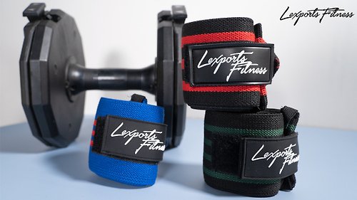 LEXPORTS 勵動風潮 重量訓練健身護腕 高重磅彈力