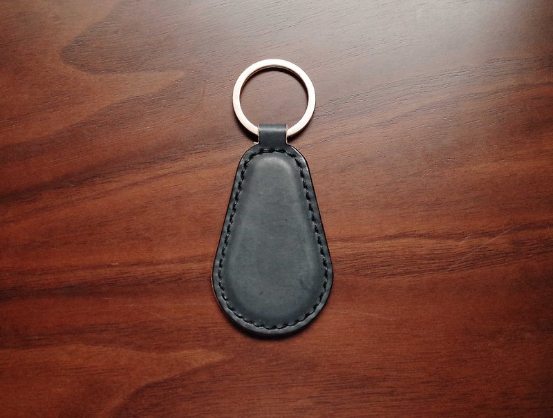Taiwan EASYCARD Keyring Female-Type- Black+Wax - Keychains - Genuine Leather Black