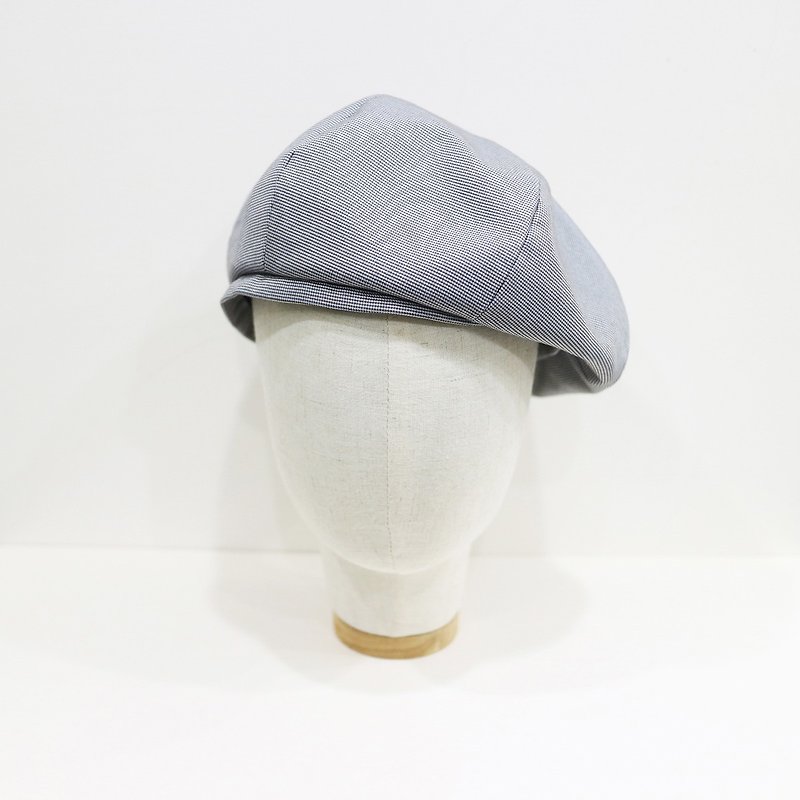 JOJA / Limited / Blue Coffee Small Bebe / SM Adjustable / Bell Hat / Painter Cap - หมวก - ผ้าฝ้าย/ผ้าลินิน สีน้ำเงิน
