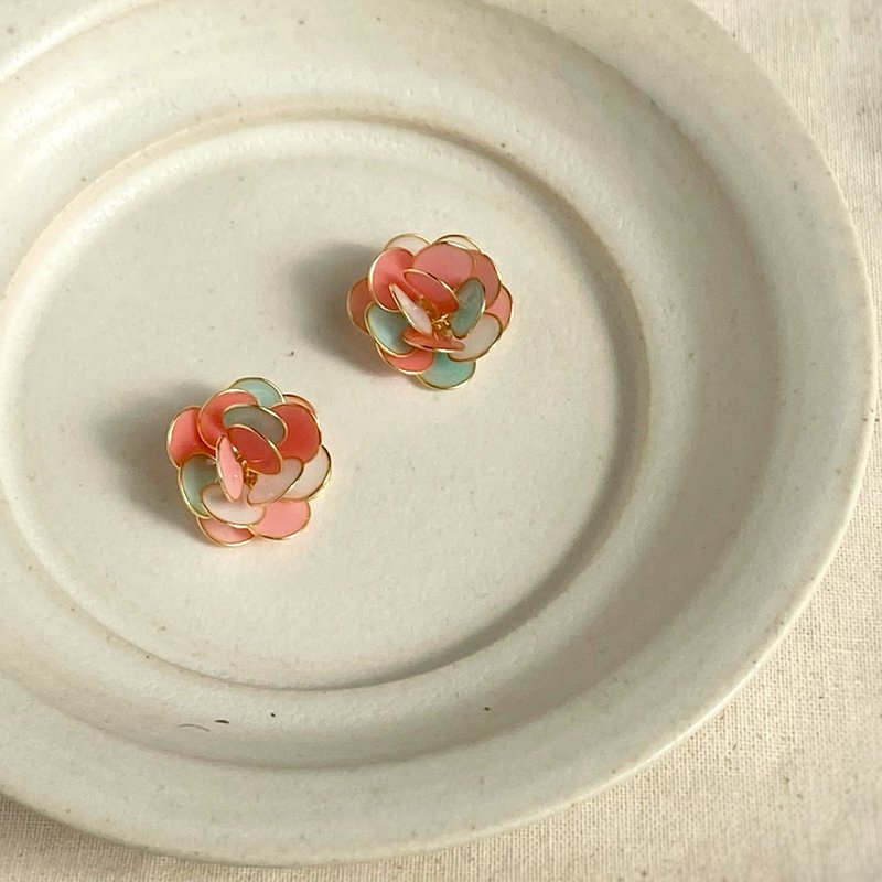 現貨 夢境結晶 春分 | 耳環 可改 夾式耳環 - 耳環/耳夾/耳骨夾 - 樹脂 多色