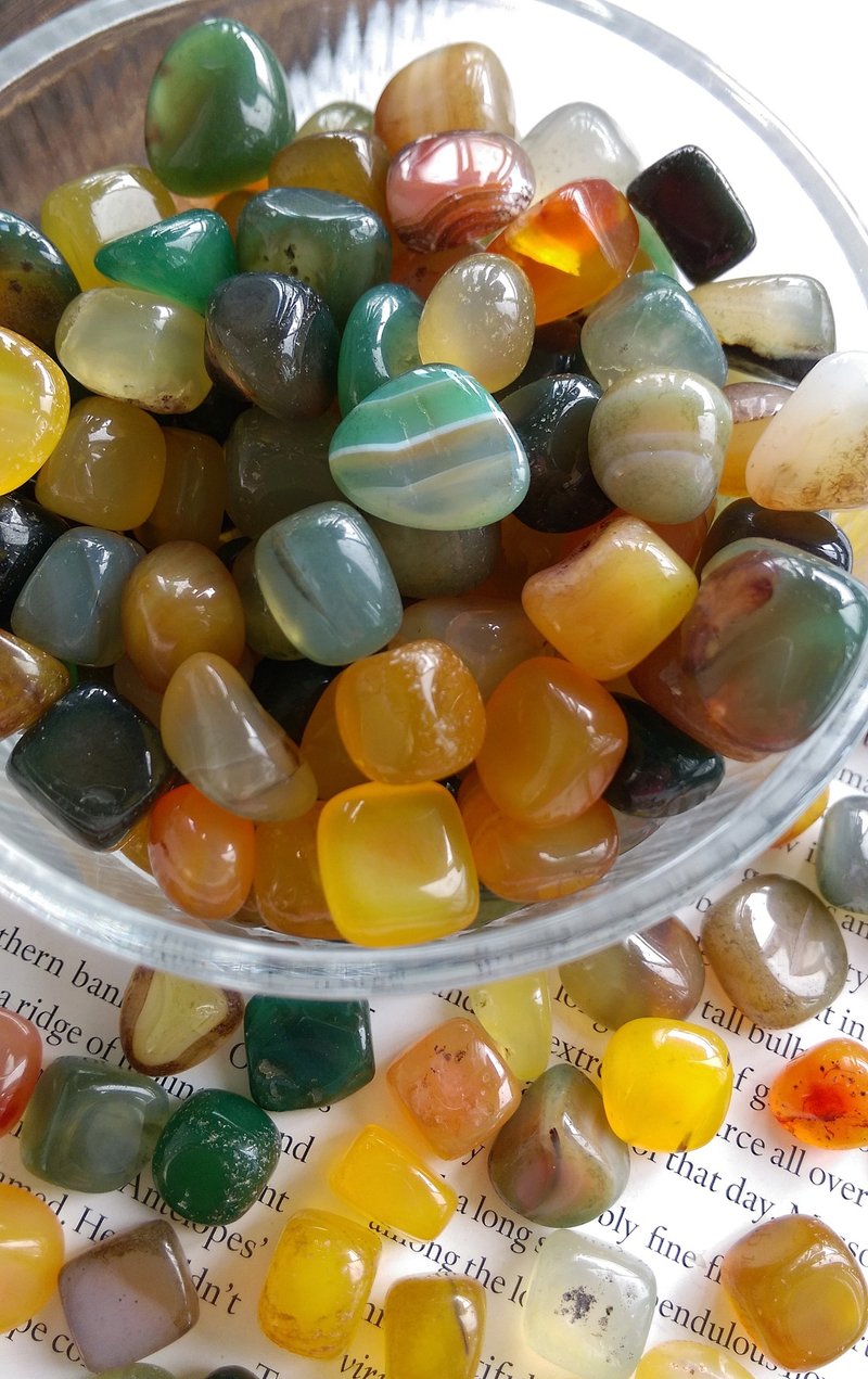 Agate 天然彩瑪瑙玉隨碎石 淨化專用碎石  一份100g 售80元 - 擺飾/家飾品 - 其他材質 