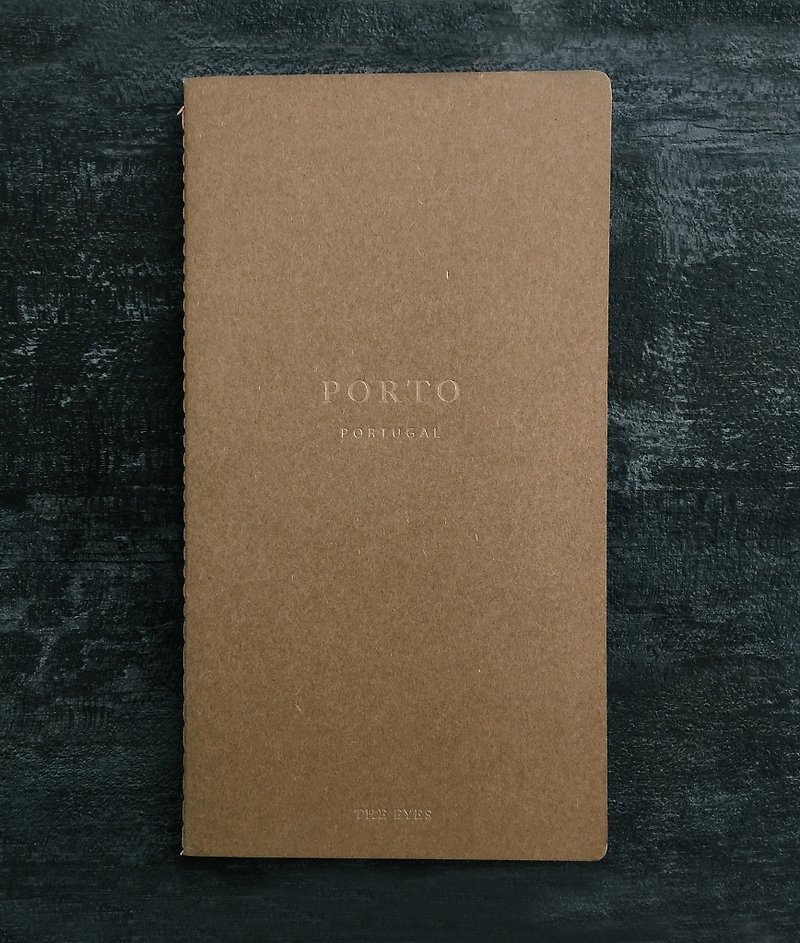 THE EYES-PORTO Portugal-Porto/ City Guide Book x Pocket Notebook - หนังสือซีน - กระดาษ สีกากี