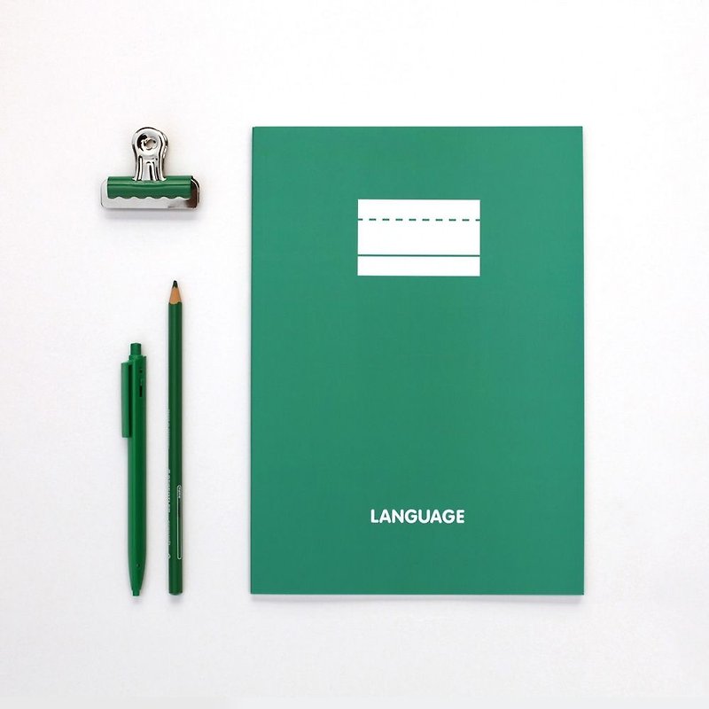 2NUL 語言學習筆記本V3-B5-冬青綠,TNL85809 - 筆記本/手帳 - 紙 綠色