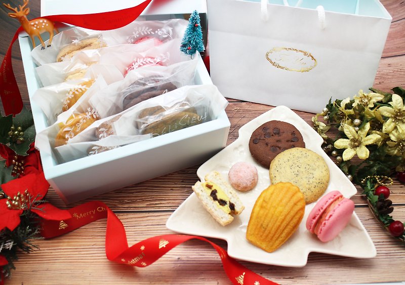 法式經典甜點聖誕禮盒 - 蛋糕/甜點 - 新鮮食材 紅色