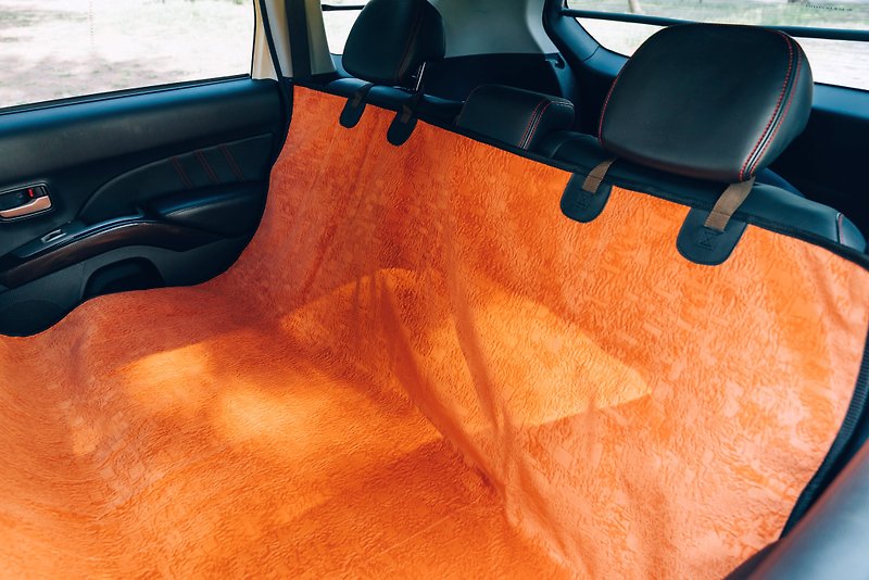 Pet special car rear mat (Orange) about 150X135cm - อื่นๆ - วัสดุอีโค 