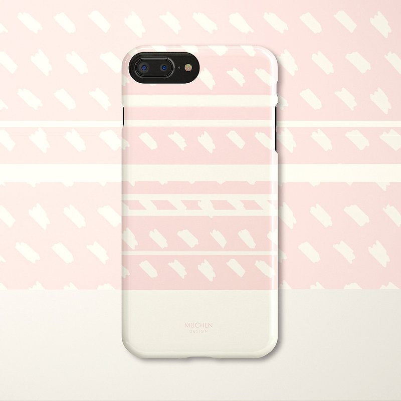 草莓奶昔 (iPhone.Samsung三星, HTC, Sony.華碩手機殼保護套)  - 手機殼/手機套 - 塑膠 粉紅色