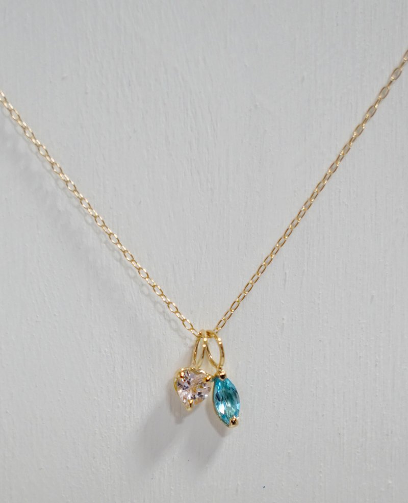 K10 Birthstone Necklace - Necklaces - Other Metals Multicolor