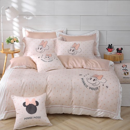 家適居家寢飾生活館 萊賽爾天絲-床包枕套兩用被組-迪士尼-復古時光-正版授權