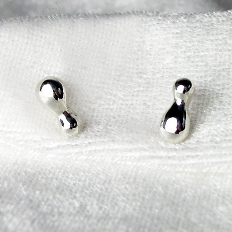 Happy Cell sterling silver earrings - Earrings & Clip-ons - Sterling Silver Silver