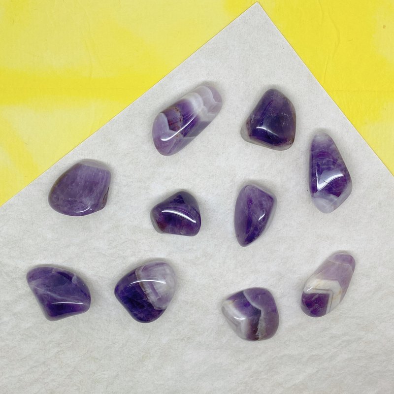 Edith & Jaz • 智慧之石│紫水晶原石小號10顆 Set A-C - 擺飾/家飾品 - 寶石 紫色