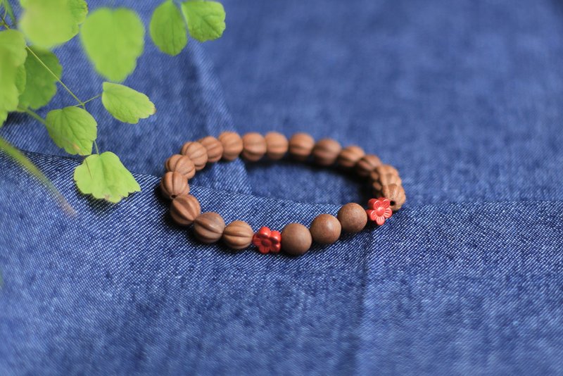 壹染指香品 | 硃砂 手搓香珠 | 天然和合香手串 | 清賞雅玩  香身 - 手鍊/手環 - 植物．花 