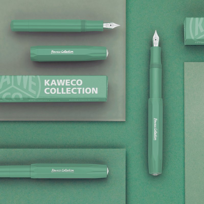 Kaweco COLLECTION Fountain Pen Smooth Sage - ปากกาหมึกซึม - พลาสติก สีเขียว